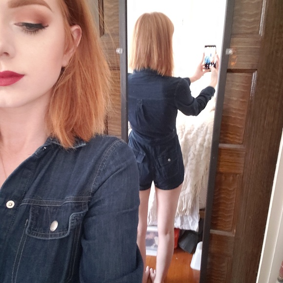 Express denim romper - Picture 2 of 3